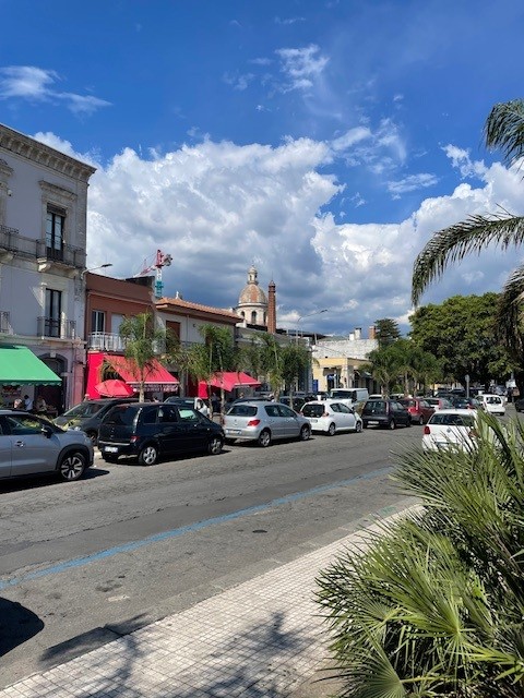 Riposto seen from the seafront walk